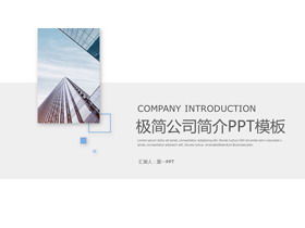 Concise company profile PPT template