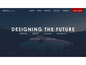 Desain tipografi gambar gaya web biru dan merah template PPT Eropa dan Amerika Serikat