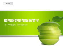 Download do modelo PPT da Green Apple