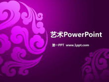 Purple Xiangyun PowerPoint Şablon İndir