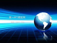 Download del modello PPT aziendale di sfondo della terra