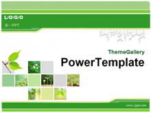 Download der PPT-Vorlage für den klassischen grünen Pflanzenhintergrund