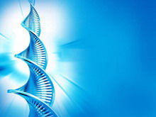 Download del modello PPT medico di sfondo blu del DNA