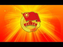 Téléchargement du modèle PPT de rapport de travail de la Ligue de la jeunesse communiste