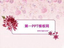 Download modello PPT rosa bellezza femminile trucco