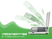 Template PPT Teknologi Latar Belakang Email Komputer