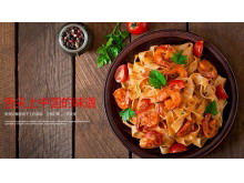 Descarga gratuita de plantilla de presentación de diapositivas de comida tradicional china