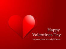 Alles Gute zum Valentinstag Happy Valentinstag PPT Vorlage herunterladen