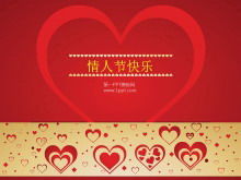 Happy Valentine's Day PPT template download