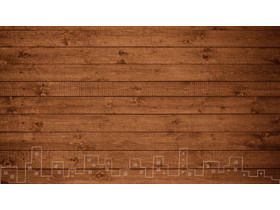 茶色の木板PPTの背景画像