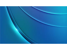 Tiga gambar latar belakang PPT kurva abstrak biru