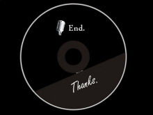 Imagine de fundal prezentare diapozitive cu fundal negru pe CD