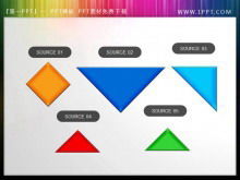 خمس مجموعات من رائعة tangram المقالة القصيرة تحميل المواد PPT