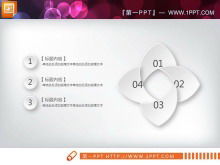 Bagan PPT laporan bisnis mikro tiga dimensi dinamis yang indah Daquan
