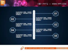 Biały przezroczysty raport biznesowy Wykres PPT Daquan