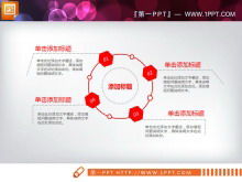 Profil de companie minimalist roșu PPT diagramă descărcare gratuită
