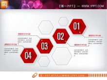 الأحمر الصغير ثلاثي الأبعاد للاستثمار المالي المالي مخطط PPT Daquan