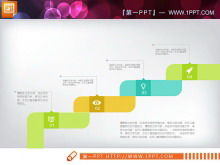 Gráfico PPT médico fresco colorido download gratuito