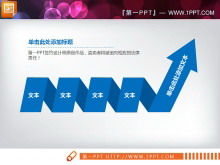 Grafico PPT business generale piatto blu Daquan