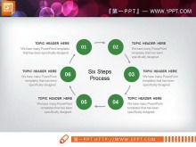 Green and fresh company profile PPT chart download