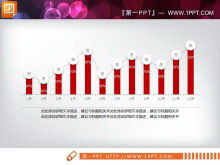 Descarga del gráfico PPT de resumen de trabajo dinámico tridimensional micro rojo