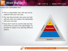 Unduhan materi grafik PPT grafik piramida yang indah