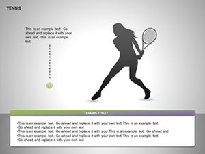 Modèle de ppt de sports de tennis