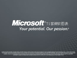 Unduh ringkasan bagan ppt resmi Microsoft 2012