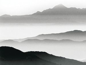 Китайские фэн-шуй Ink Mountains and Rivers HD free matting (5 фото)
