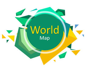 世界地圖世界地圖ppt模板素材