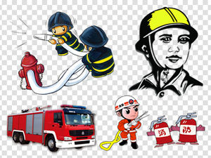 消防安全系列透明png背景图标（上52张）