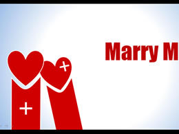 "الزواج مني" كلمات PPT نص الرسوم المتحركة فائقة