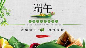 Exquisite ppt template for Dragon Boat Festival