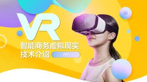 Template ppt pengenalan teknologi produk VR