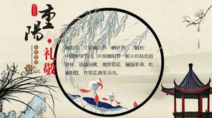 Chongyang Festival szablon ppt wprowadzenie
