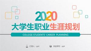 Modelo de ppt de planejamento de carreira para estudante universitário