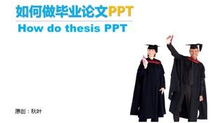 PPT-Vorlage für Abschlussarbeiten