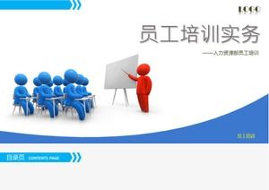 Human Resources Department Staff Training Practice Training PPT Template