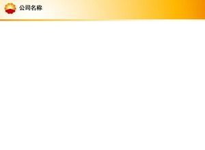 CNPC 작업 보고서 PPT 템플릿