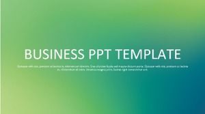 เทมเพลต PPT รายงานธุรกิจแฟชั่นสีเขียวสดขนาดเล็ก