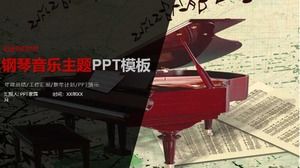 موجز موضوع موسيقى البيانو قالب ppt
