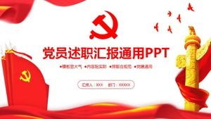Członek Partii Czerwonej raport podsumowujący ogólne PPT