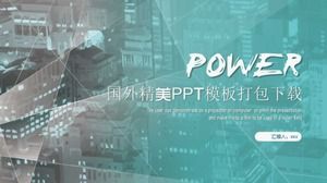 Foreign exquisite PPT template package download
