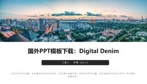 Download ausländischer PPT-Vorlagen: Digital Denim