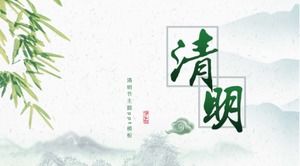 Templat ppt tema Festival Qingming