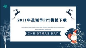 2011 Christmas PPT template download