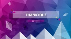 Purple background pattern PPT template download