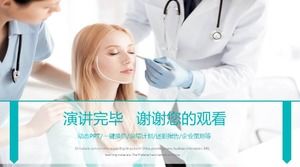 Medical plastic surgery dynamic ppt template