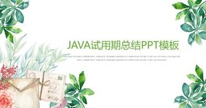 java trial period summary ppt template