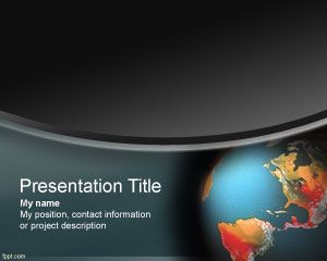 Template PowerPoint Pemanasan Global